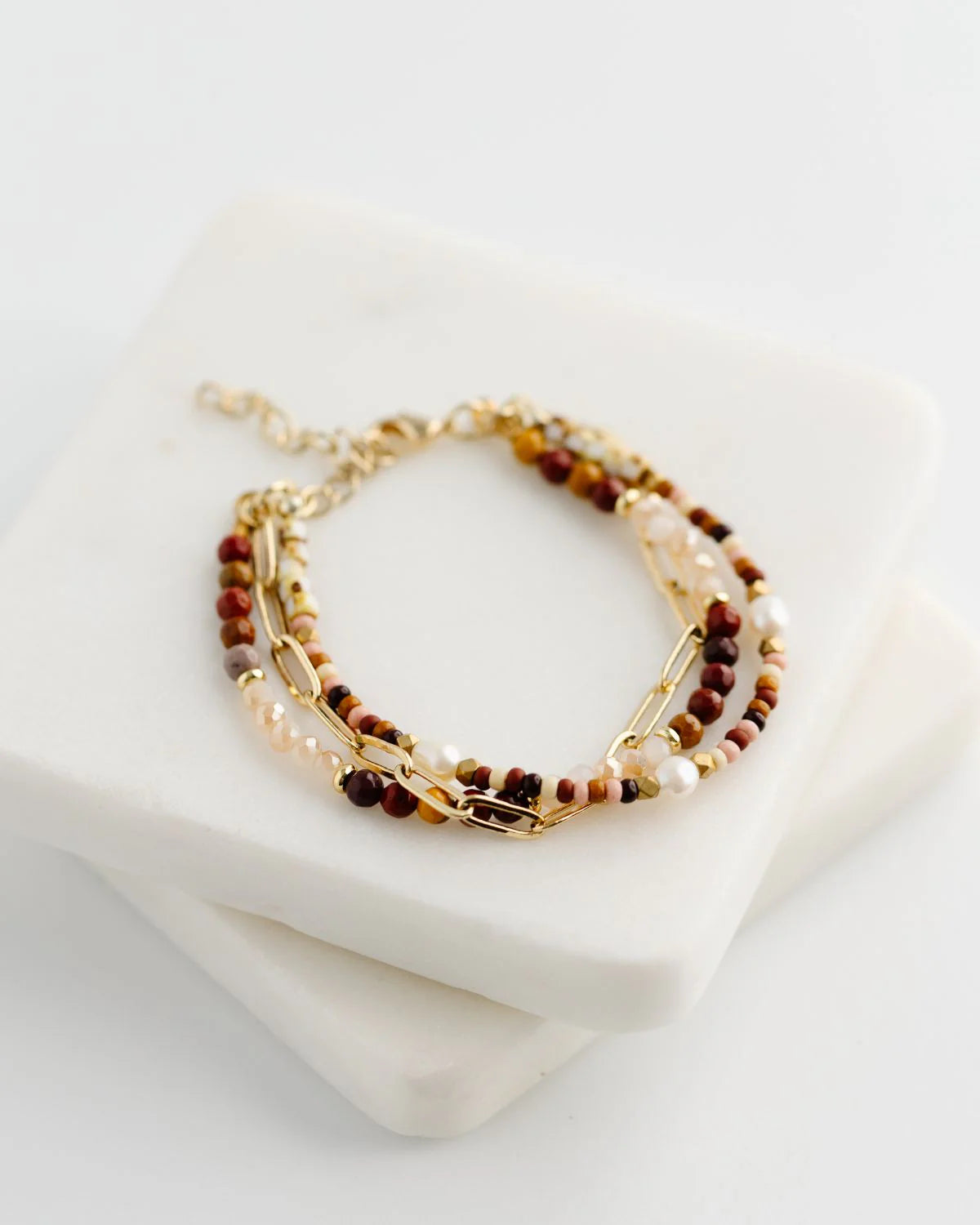Aniah Paper Bead Bracelet Set