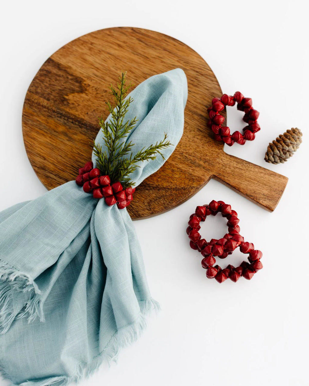 PreviousNext    Paper Bead Napkin Ring Set